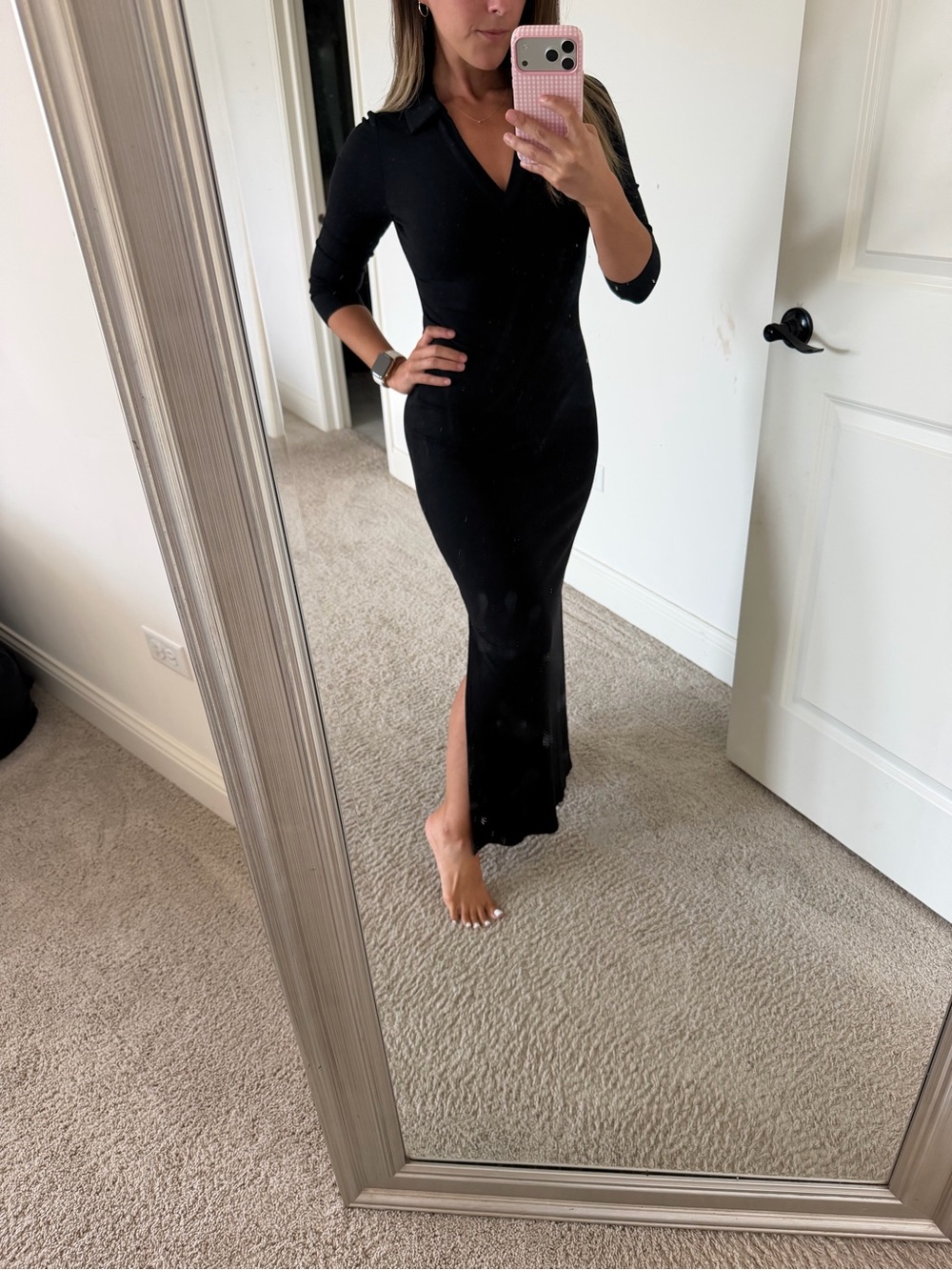 Lilly Pulitzer Black Ollie Maxi Dress